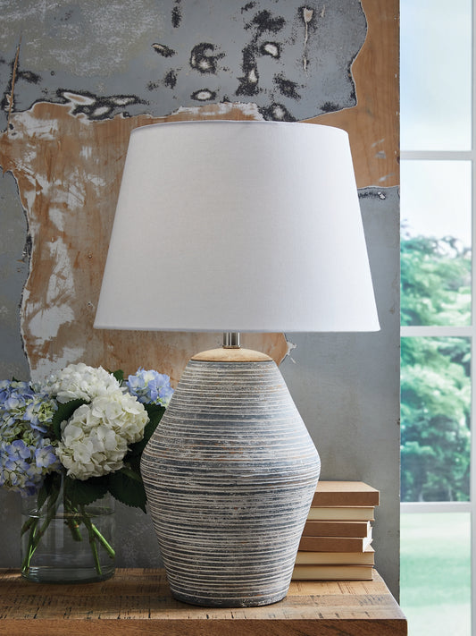 Lawrock Terracotta Table Lamp (1/CN)