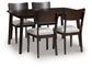 Mallenette Dining Room Table Set (5/CN)