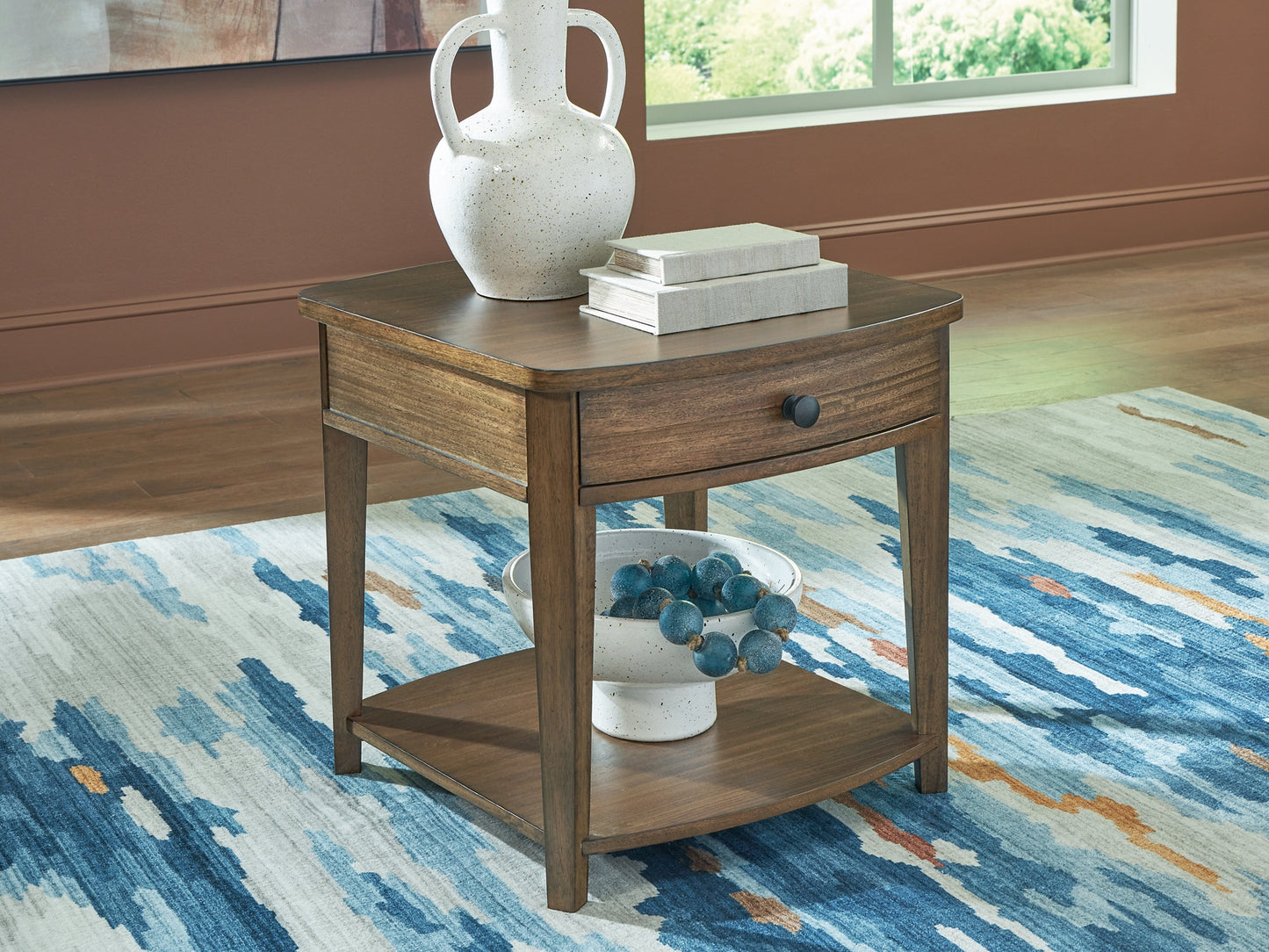 Burkbyer Rectangular End Table