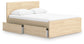 Onita Queen Panel Platform Bed with 1 Side Storage