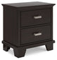 Covetown Queen Panel Bed with Mirrored Dresser, Chest and Nightstand