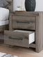 Graystorm Twin Panel Bed with Mirrored Dresser, Chest and Nightstand