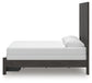 Fraluna Queen Panel Storage Bed with Mirrored Dresser