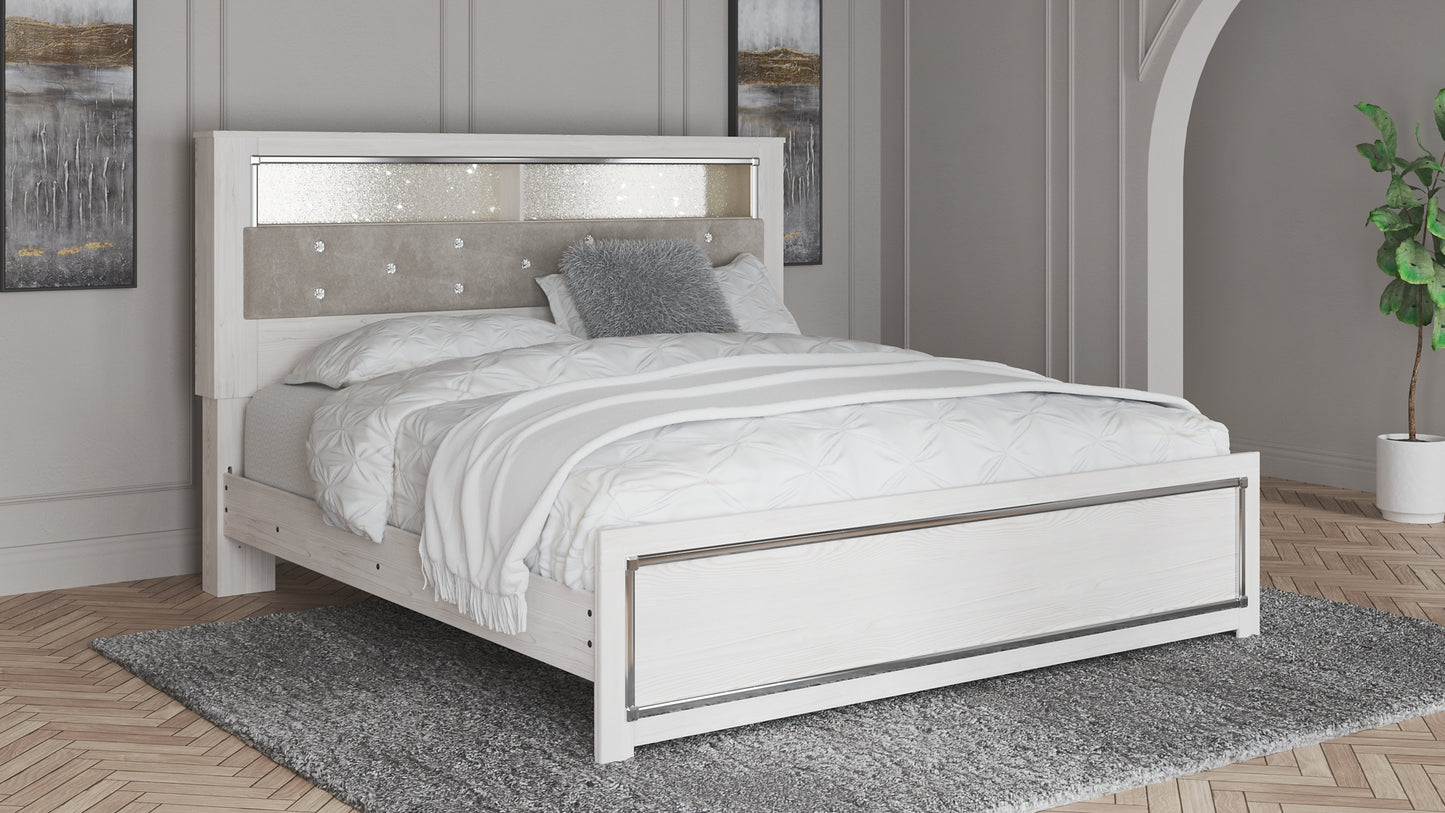 Altyra King Bookcase Headboard with Dresser